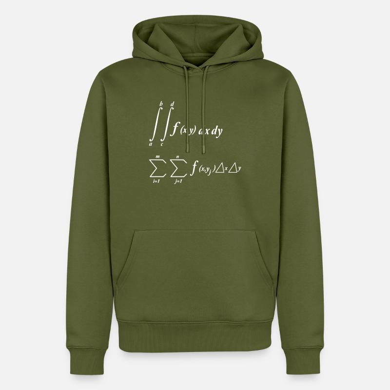 Math Gift Nerd Teacher Math Teacher Math - Men’s Premium Organic Hoodie - khaki