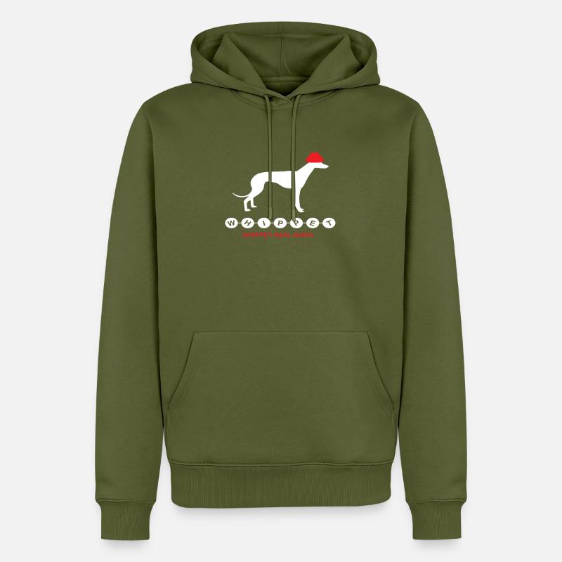 Whippet Real Good Gift - Sweat à capuche Premium bio Homme - kaki