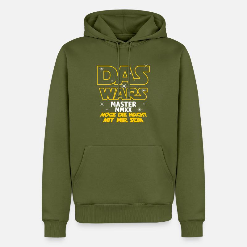 Das Wars Master 2020 Abschluss Masterabschluss - Männer Premium Bio Hoodie - Khaki
