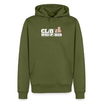 Keramik Töpfer Töpferei - Männer Premium Bio Hoodie - Khaki - Vorne - Nico (187cm)
