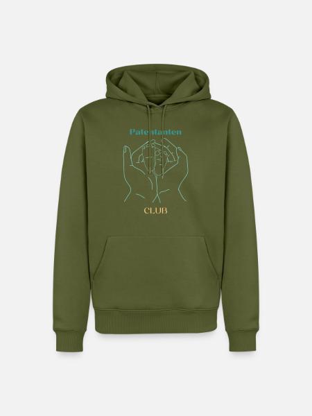 Patentanten Club - Männer Premium Bio Hoodie - Khaki