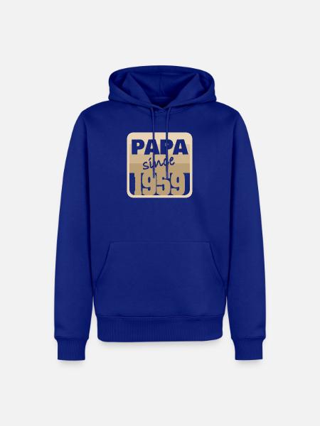 1959 - Männer Premium Bio Hoodie - Royalblau