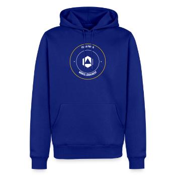 Pen and Paper Rollenspiel W20 Geschenk Emblem - Männer Premium Bio Hoodie - Royalblau - Vorne - Nico (187cm)