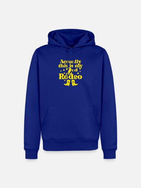 Mein zweites Rodeo - Männer Premium Bio Hoodie - Royalblau