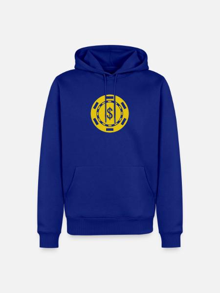 Pokerfisch - Männer Premium Bio Hoodie - Royalblau
