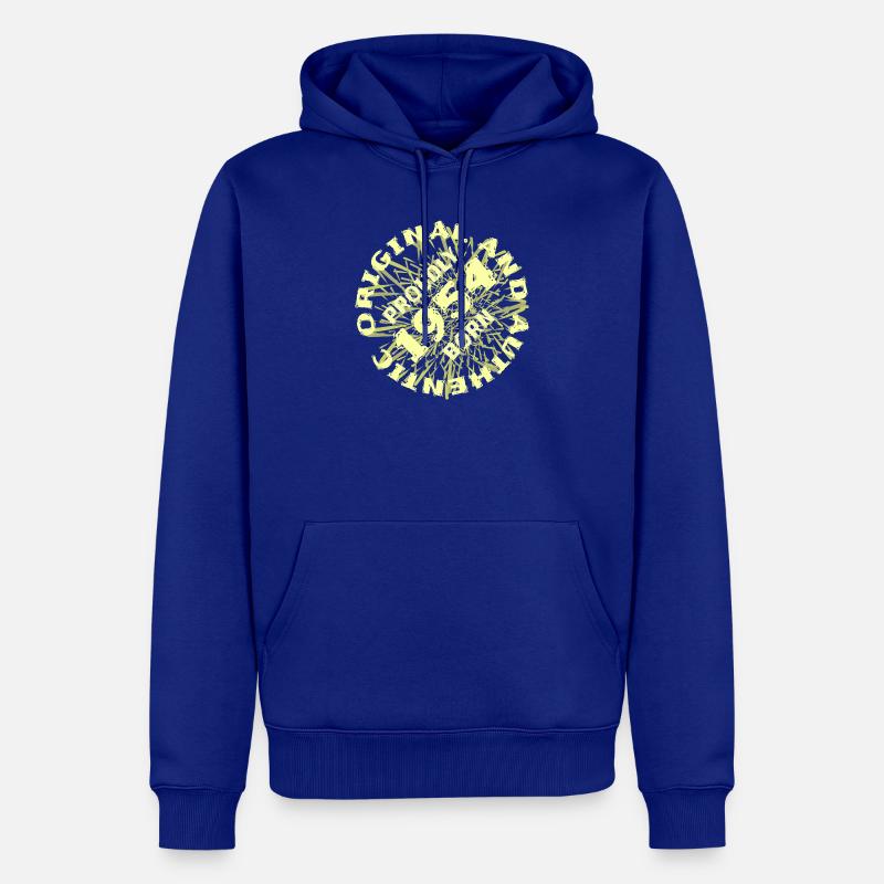 Authentisch 1954 - Männer Premium Bio Hoodie - Royalblau