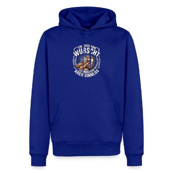 Hot Dog Otter Wurst - Männer Premium Bio Hoodie - Royalblau - Vorne - Nico (187cm)