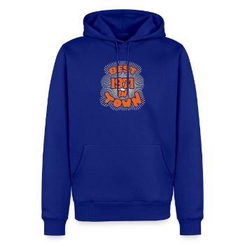 in 1971 - Männer Premium Bio Hoodie - Royalblau - Vorne - Nico (187cm)