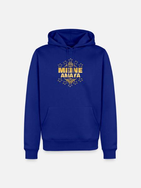 Amaya - Männer Premium Bio Hoodie - Royalblau