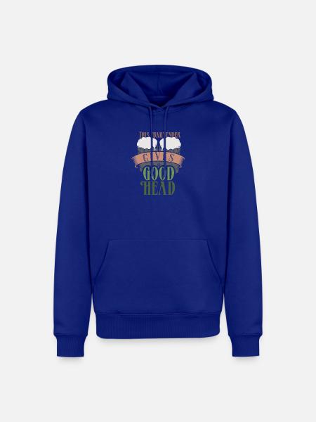 Kellner Barkeeper Ober Bar Bartender barchef - Männer Premium Bio Hoodie - Royalblau