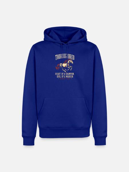 Thoroughbred: Herz eines Champions - Männer Premium Bio Hoodie - Royalblau