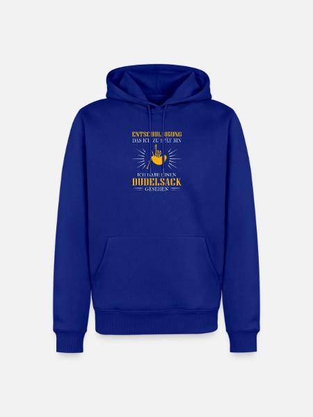 Dudelsackspieler Dudelsack Männer Geschenk - Männer Premium Bio Hoodie - Royalblau