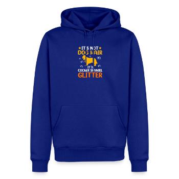 Cocker Spaniel - Männer Premium Bio Hoodie - Royalblau - Vorne - Nico (187cm)