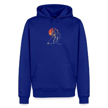 Vintage Golfer Opa - Männer Premium Bio Hoodie - Royalblau - Vorne - Nico (187cm)