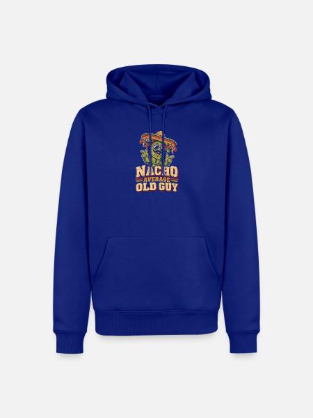 Nacho Average Old Guy - Männer Premium Bio Hoodie - Royalblau