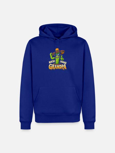 Nacho Average Grandpa - Männer Premium Bio Hoodie - Royalblau
