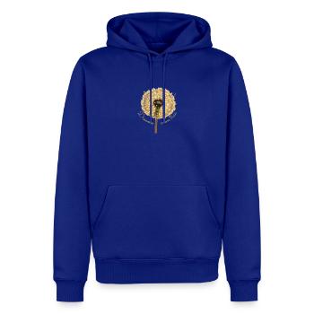 Dreams come true, Wenn Wünsche fliegen lernen - Männer Premium Bio Hoodie - Royalblau - Vorne - Nico (187cm)