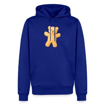 Teddybär-Keks - Männer Premium Bio Hoodie - Royalblau - Vorne - Nico (187cm)