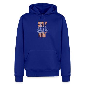 SCARY MOVIE NIGHT - Männer Premium Bio Hoodie - Royalblau - Vorne - Nico (187cm)