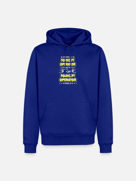 Gabelstaplerfahrer - Männer Premium Bio Hoodie - Royalblau