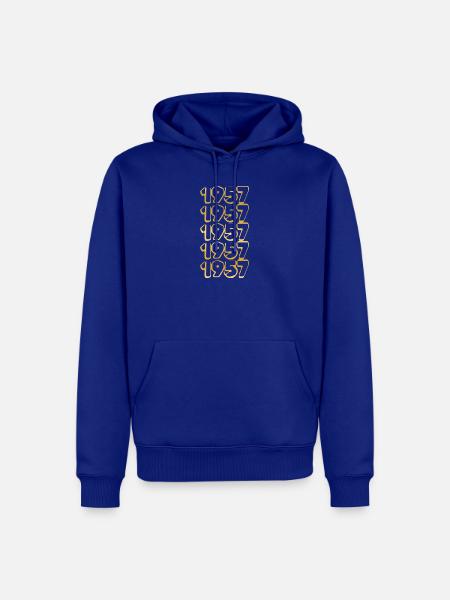 gold 1957 - Männer Premium Bio Hoodie - Royalblau