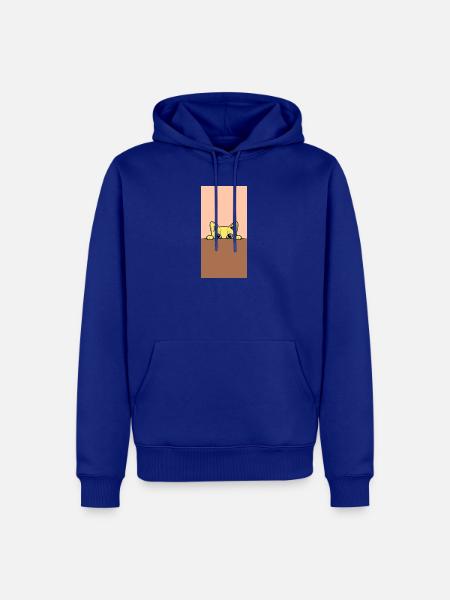 Miau - Männer Premium Bio Hoodie - Royalblau