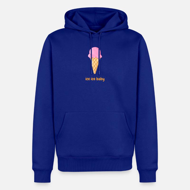 Bébé de la glace - Sweat à capuche Premium bio Homme - bleu roi