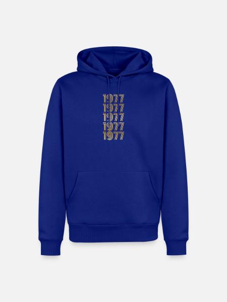 Dog 19 - Männer Premium Bio Hoodie - Royalblau