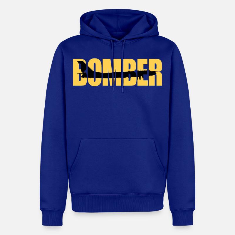 Bomber Tu-95 - Männer Premium Bio Hoodie - Royalblau
