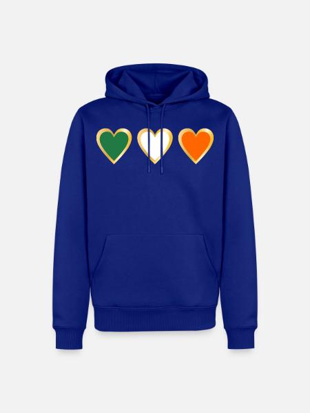 Irland - Männer Premium Bio Hoodie - Royalblau
