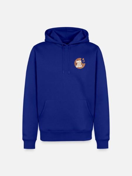 Brich Jede Grenze Cookie - Männer Premium Bio Hoodie - Royalblau