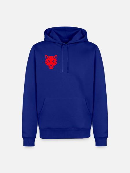Panther Head Digitale Kunst - Männer Premium Bio Hoodie - Royalblau