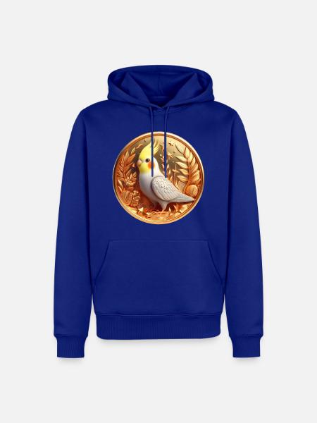 Medaille (01) - Männer Premium Bio Hoodie - Royalblau
