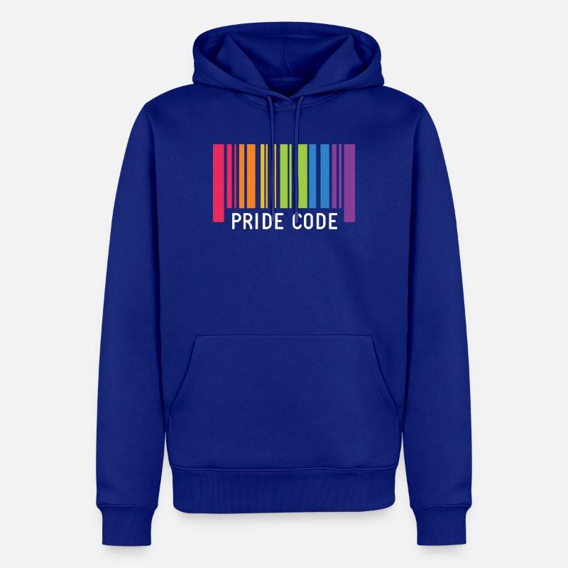 LGBT Pride Month - Pride Code - Men’s Premium Organic Hoodie - royal blue