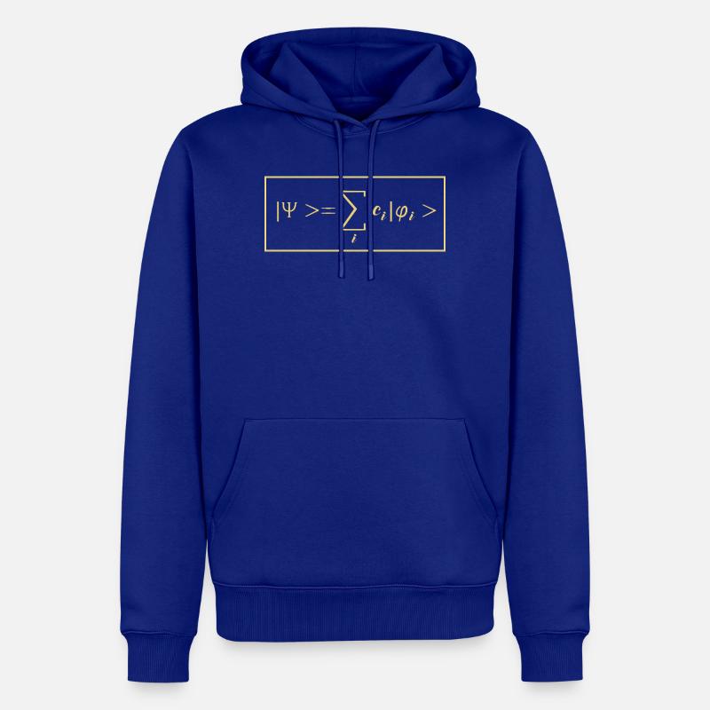 Quantenphysik Quanten Physik Quantensprung - Männer Premium Bio Hoodie - Royalblau