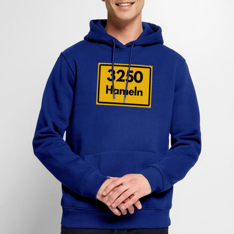 OLD POSTCODE POSTCODE 3250 HAMELN RATTENFÄNGER Men’s Premium Organic Hoodie