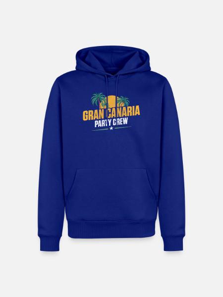 Gran Canaria Party Crew - Männer Premium Bio Hoodie - Royalblau