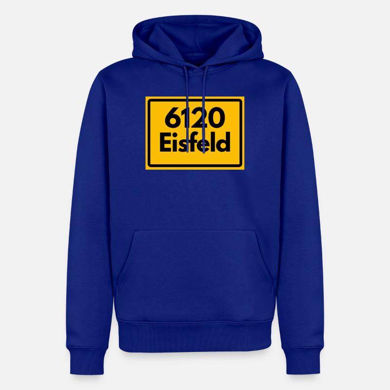 Old Zip Code 6120 Eisfeld | GDR - Men’s Premium Organic Hoodie - royal blue