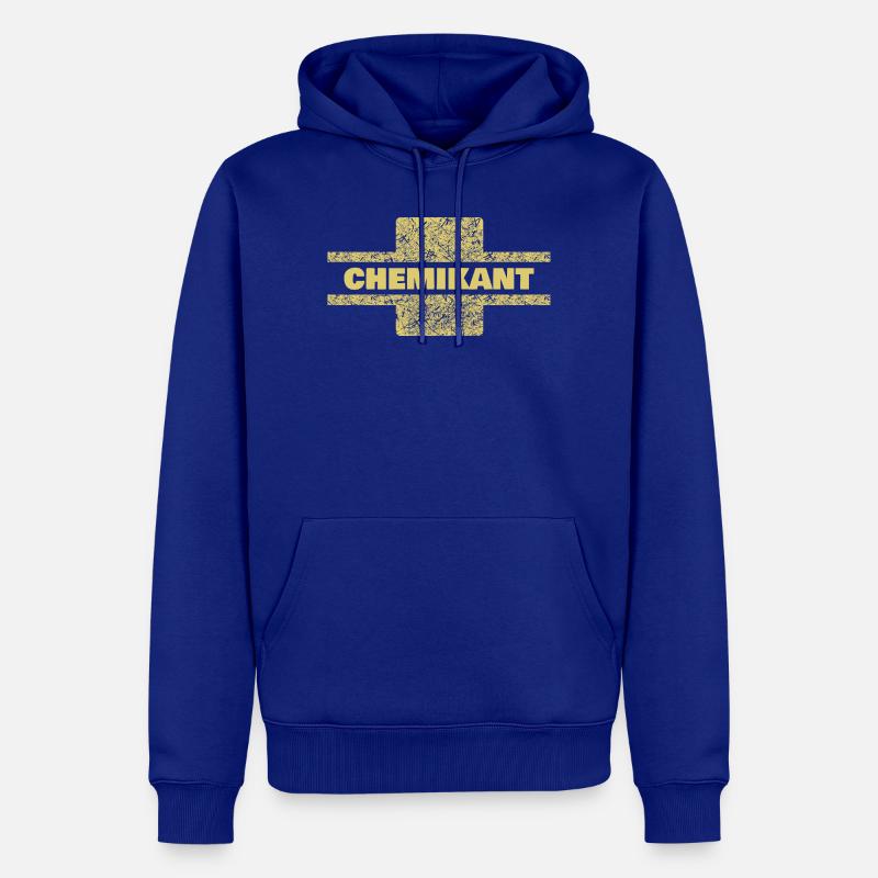 Technicien chimiste - Sweat à capuche Premium bio Homme - bleu roi