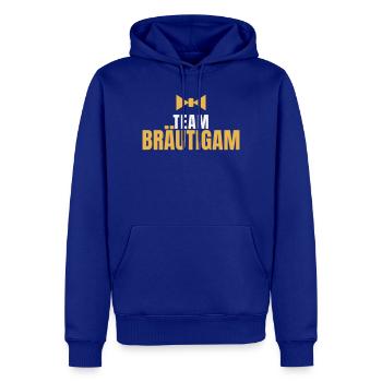 Team Braeutigam JGA Junggesellenabschied Groom - Männer Premium Bio Hoodie - Royalblau - Vorne - Nico (187cm)