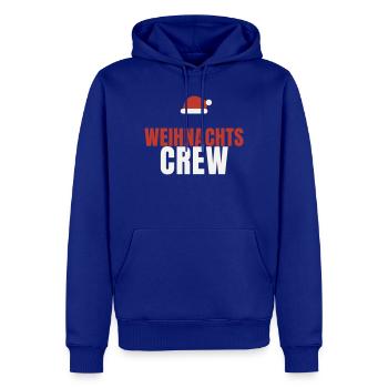 Weihnachts Crew Weihnachtsmütze Familie Team Fest - Männer Premium Bio Hoodie - Royalblau - Vorne - Nico (187cm)