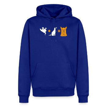 Funny Halloween Dog Ghost - Halloween Dog - Männer Premium Bio Hoodie - Royalblau - Vorne - Nico (187cm)