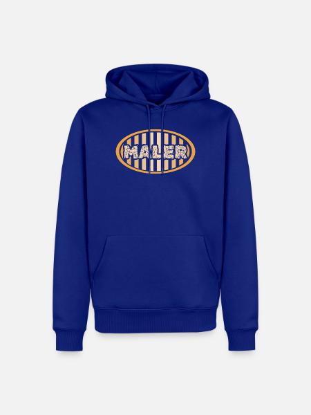 Maler - Männer Premium Bio Hoodie - Royalblau