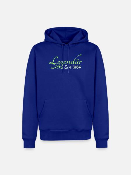 1964 - Männer Premium Bio Hoodie - Royalblau