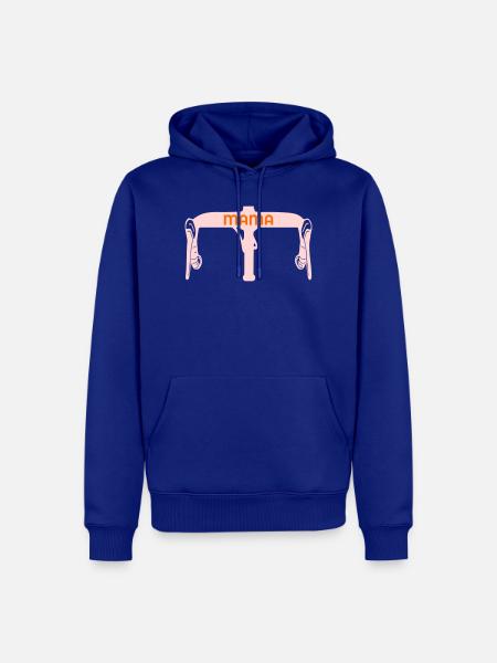 Rennrad Lenker Mama - Männer Premium Bio Hoodie - Royalblau