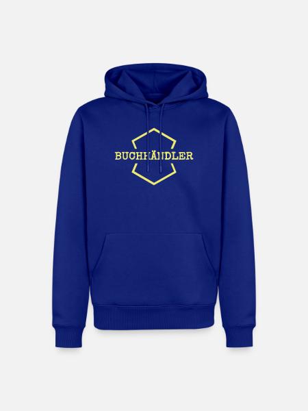 Buchhaendler - Männer Premium Bio Hoodie - Royalblau