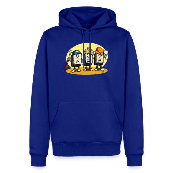 Ctrl-cmd-restart - Männer Premium Bio Hoodie - Royalblau - Vorne - Nico (187cm)