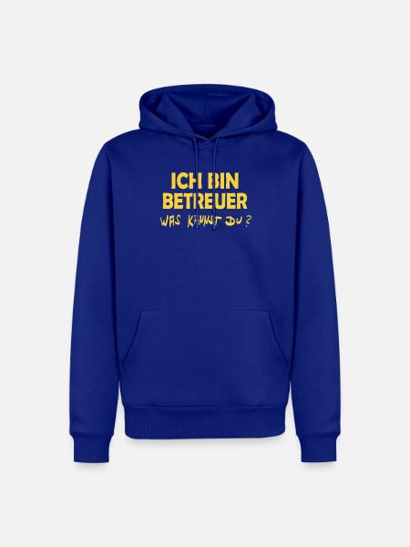 Betreuer - Männer Premium Bio Hoodie - Royalblau