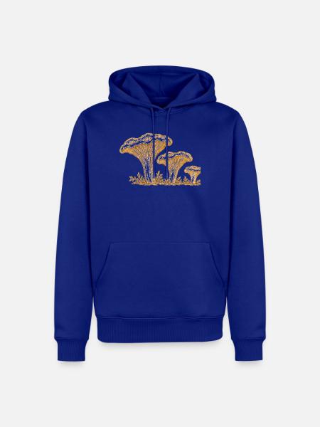 Pfifferlingsfamilie - Männer Premium Bio Hoodie - Royalblau