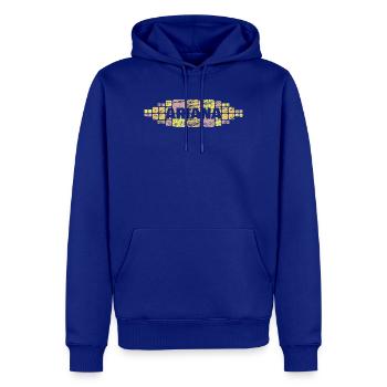 Geschenk für Ariana - Männer Premium Bio Hoodie - Royalblau - Vorne - Nico (187cm)